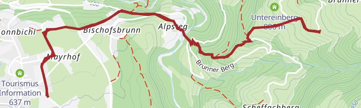 Route map: Wanderung mit BERGfrühstück